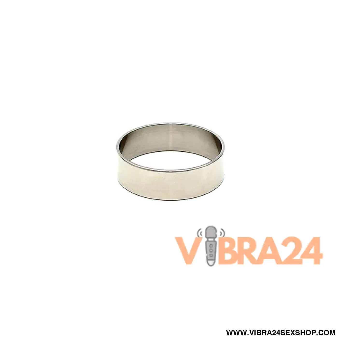 Bondage Play Steel Cock Ring Silver