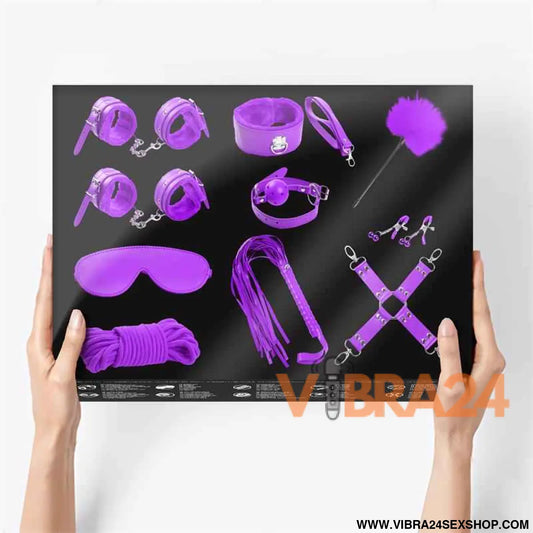 Bondage Set 10 Pieces Purple