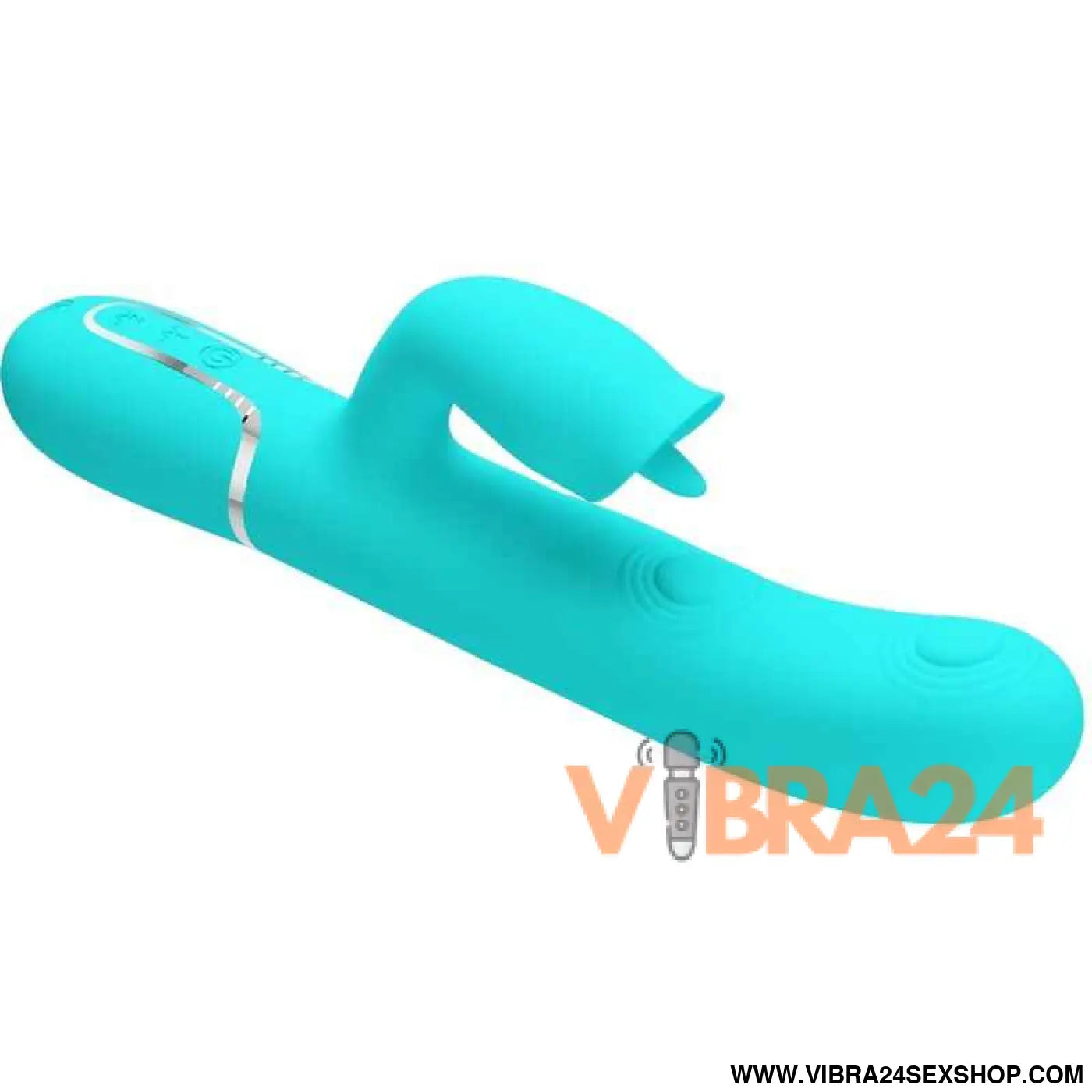 BONITO AMOR - VIBRADOR DE COELHO COM LAMBIDA AQUA VERDE