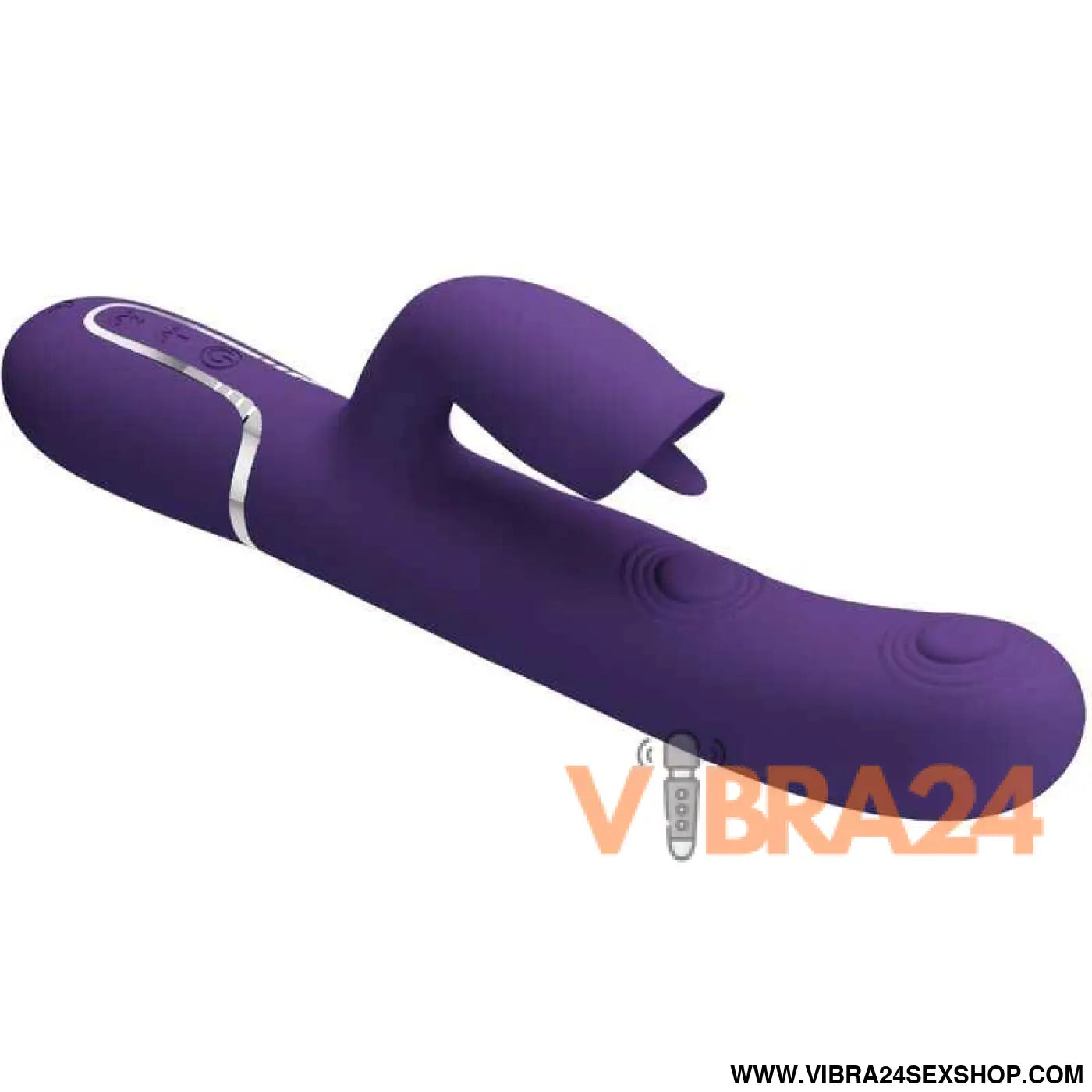 BONITO AMOR - VIBRADOR DE COELHO COM LAMBIDA ROXO