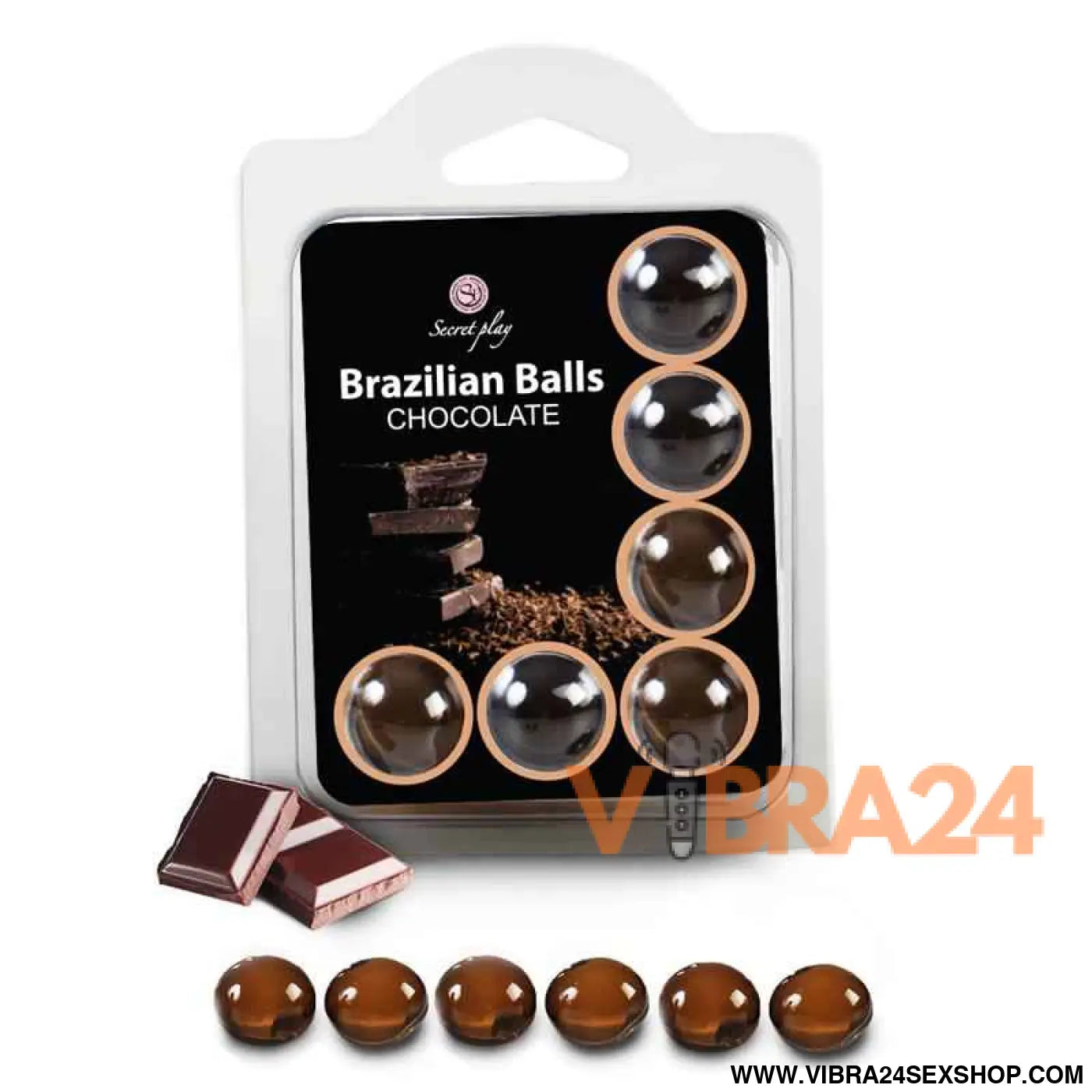 Brazilian Balls Set 6 Chocolate