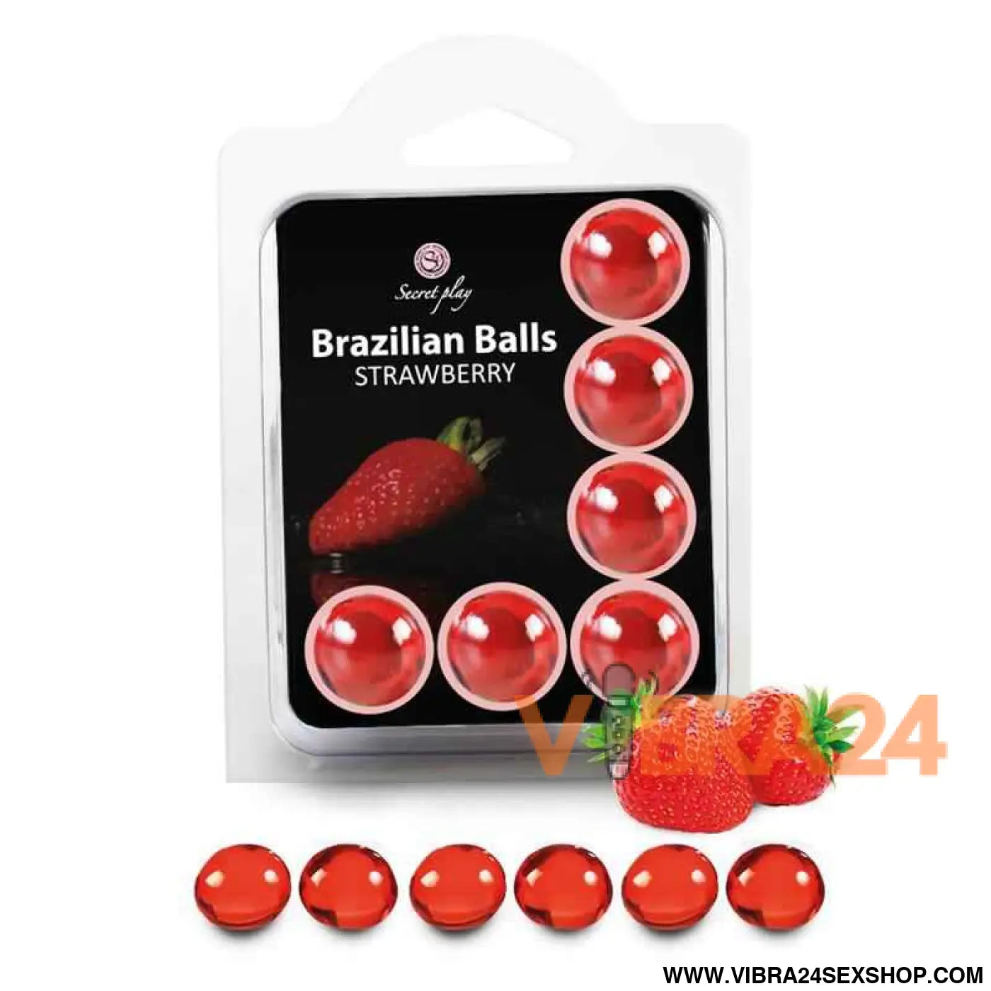 Brazilian Balls Set 6 Strawberry