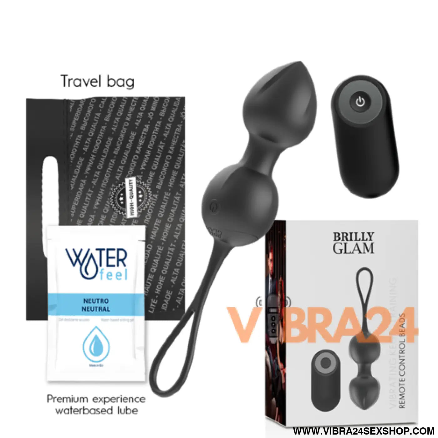 Brilly Glam - Vibrador de Kegel com Controle Remoto para Intensidade Personalizada - VIBRA24 SEXSHOP