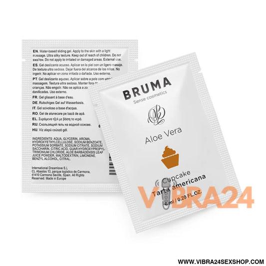 BRUMA - GEL DESLIZANTE DE ALOE VERA SABOR CUPCAKE 6 ML