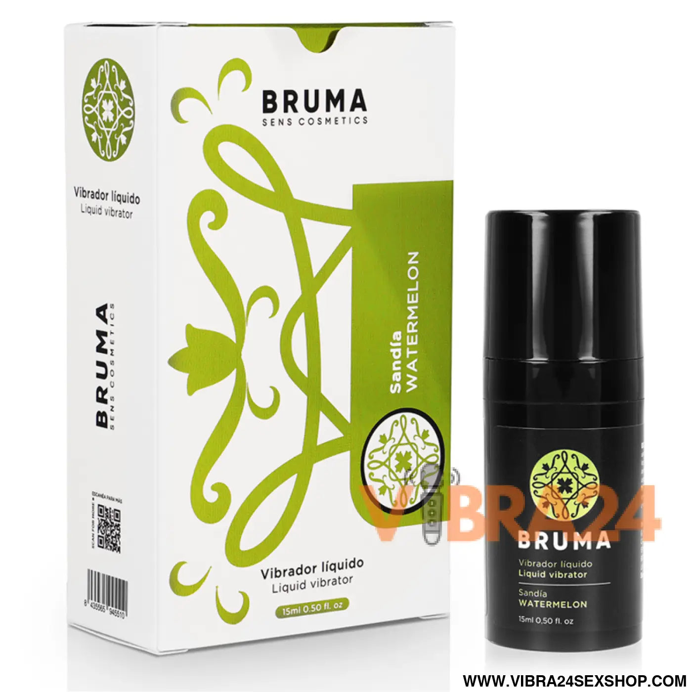 BRUMA - VIBRADOR LÍQUIDO ULTRA DESLIZANTE MELANCIA 15 ML