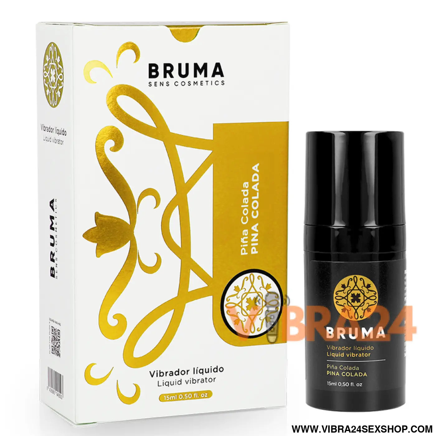 BRUMA - VIBRADOR LÍQUIDO ULTRA DESLIZANTE PINA COLADA 15 ML