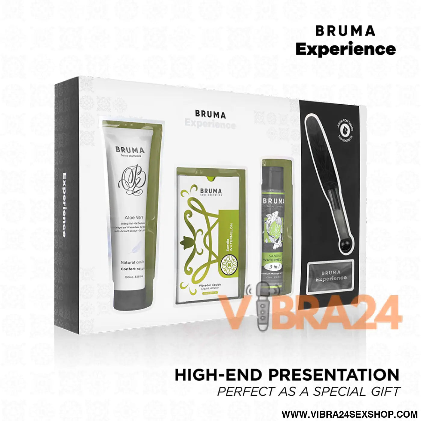 BRUMA XPERIENCE - KIT DOCE TENTAÇÃO MELANCIA VIBRO-ORGÁSMICA