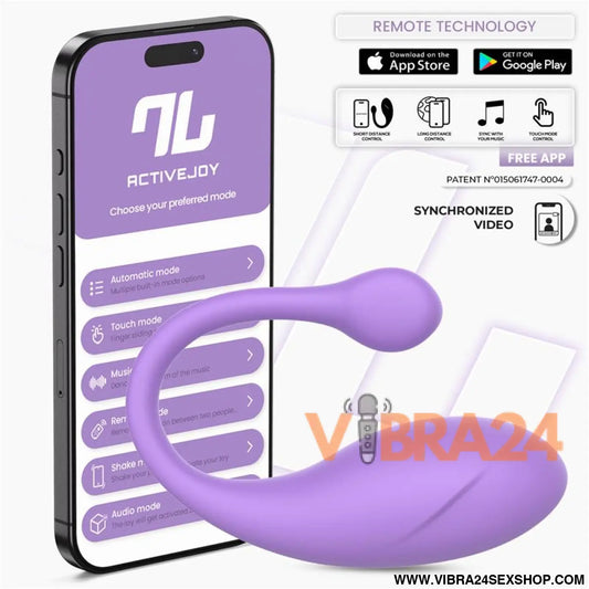 Bulby Egg Vibrator with App Lavander