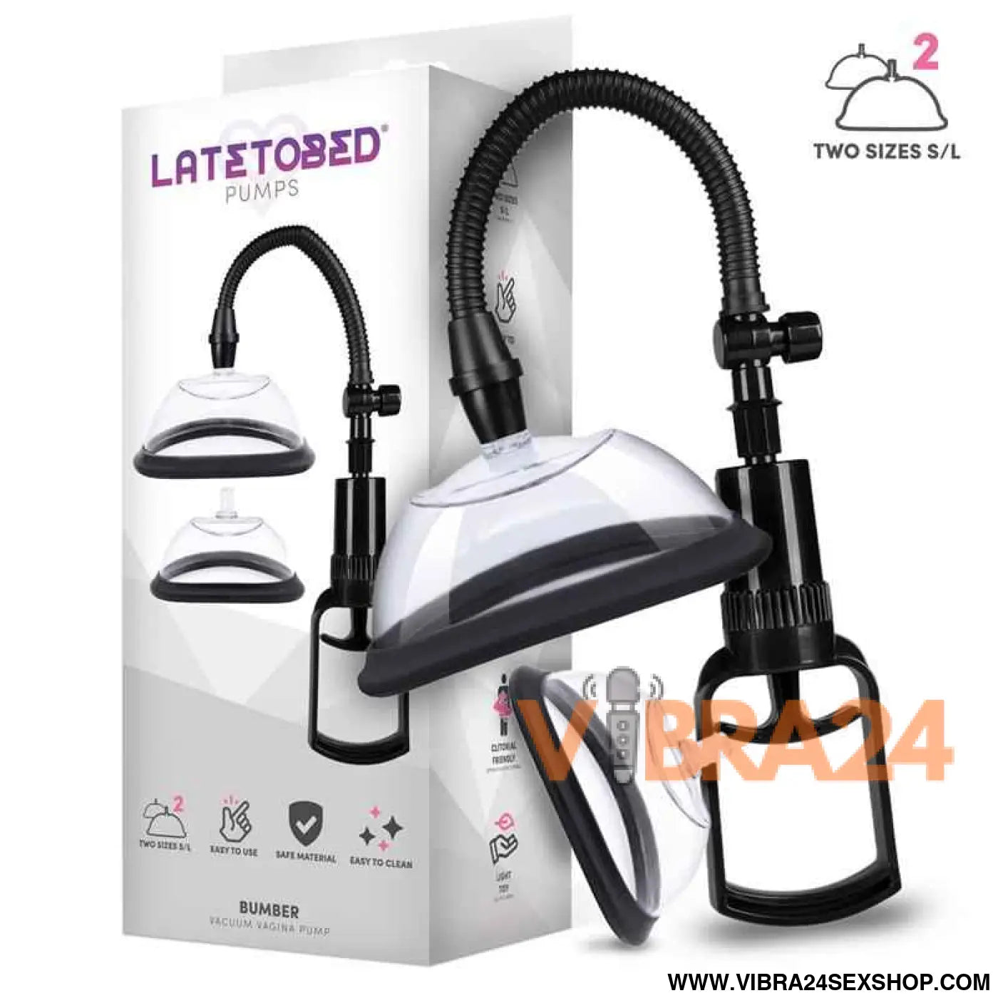 Bumber Manual Vacuum Vagina Pump 2 Cups