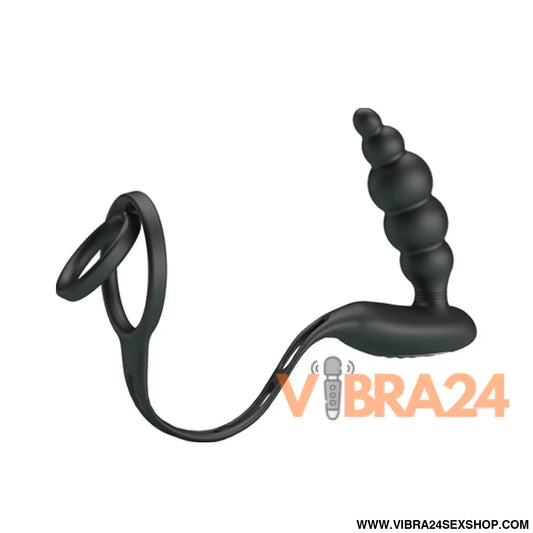 Butt Plug and Penis Ring with Vibration