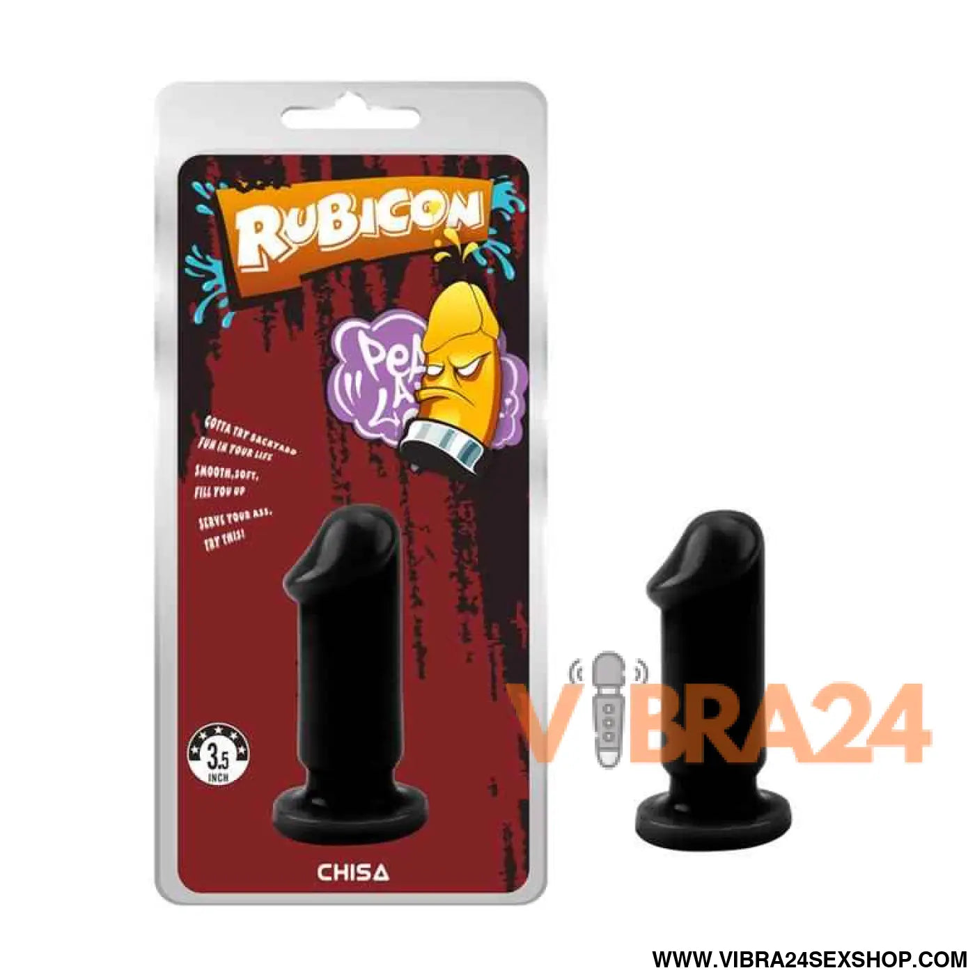 Butt Plug Evil Size S 9 x 3.3 cm Black