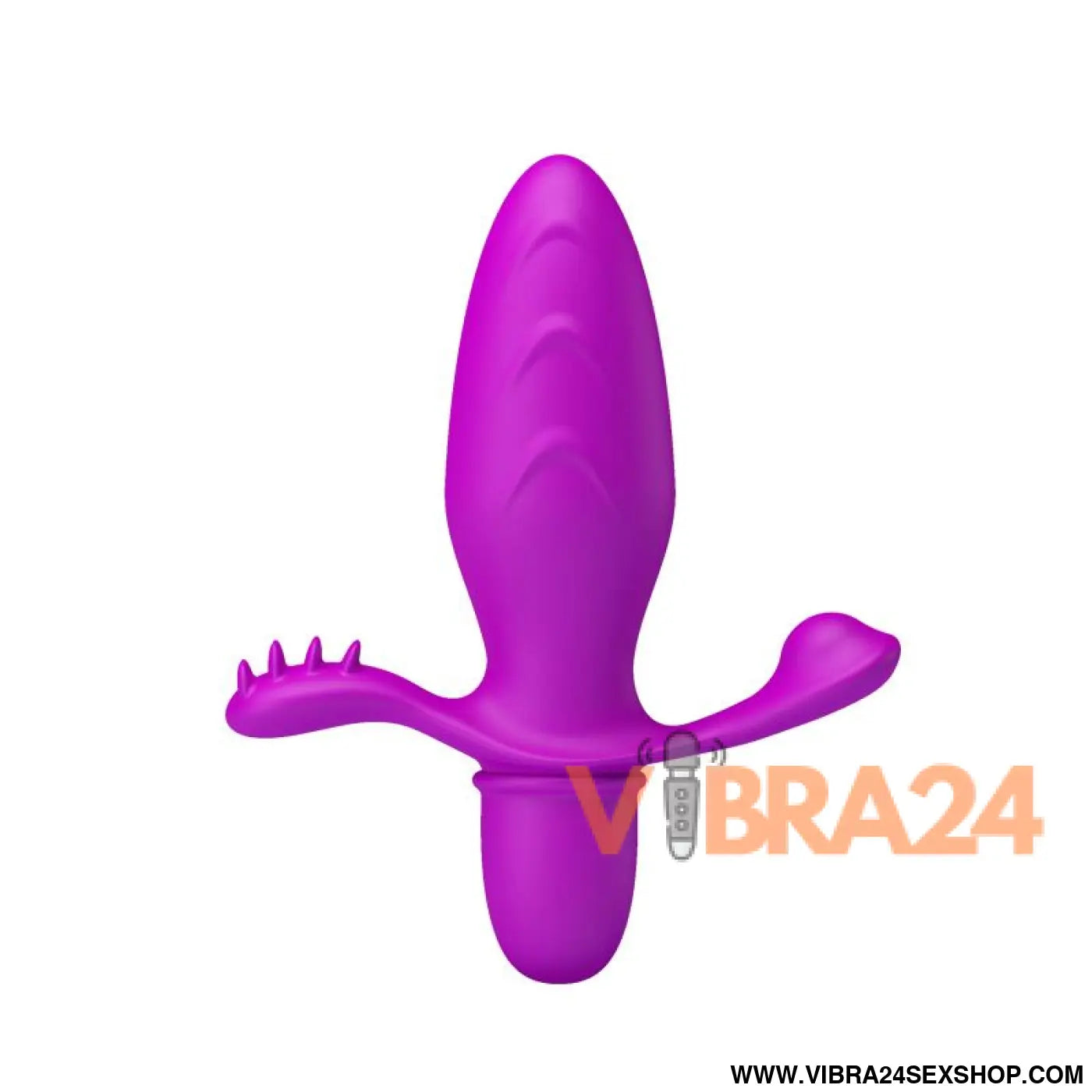 Butt Plug with Vibration Fitch Purple