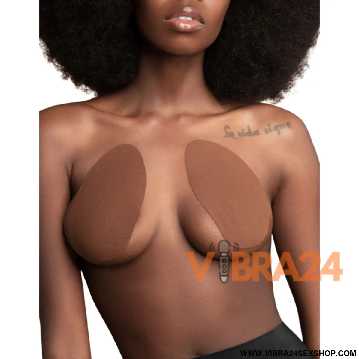 BYE-BRA - APRIMORAMENTO SEIOS + 3 PARES DE CETIM MARROM COPO D/F