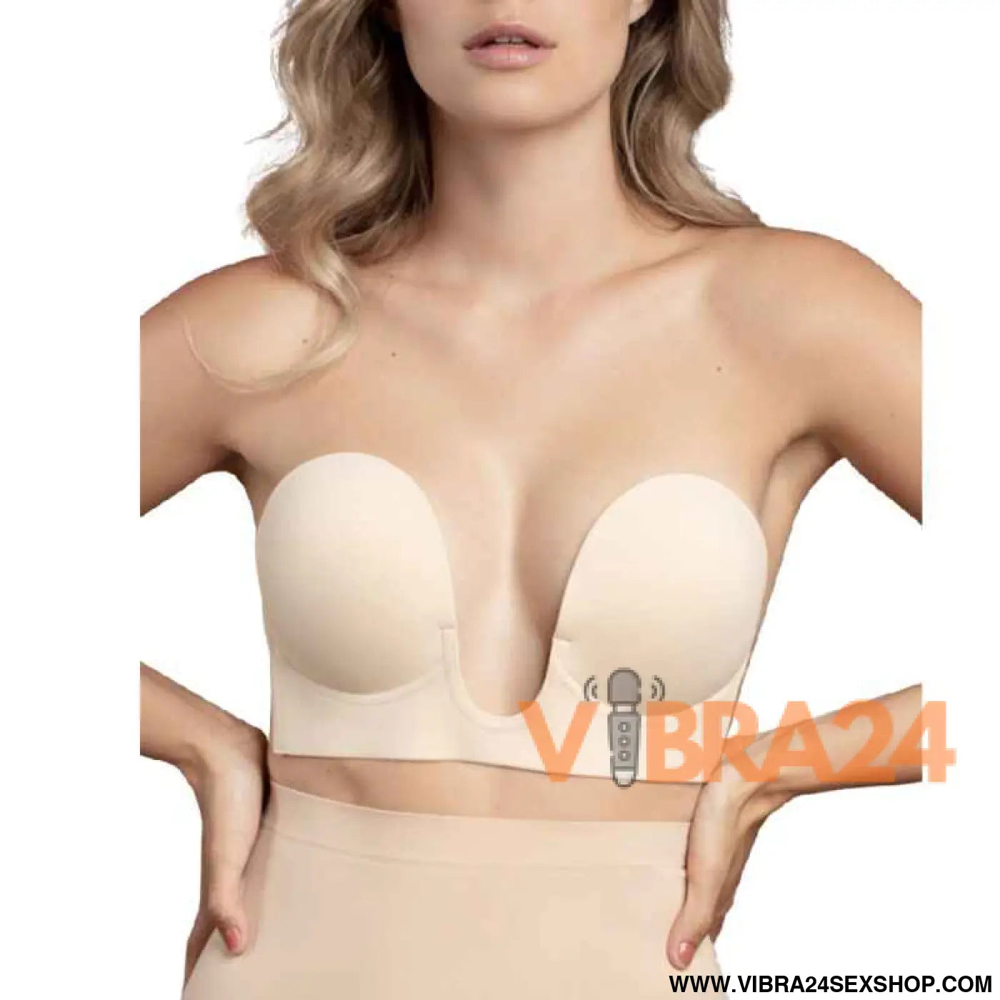BYE-BRA - SUTI SEM ALAS EN U BEIGE COPO