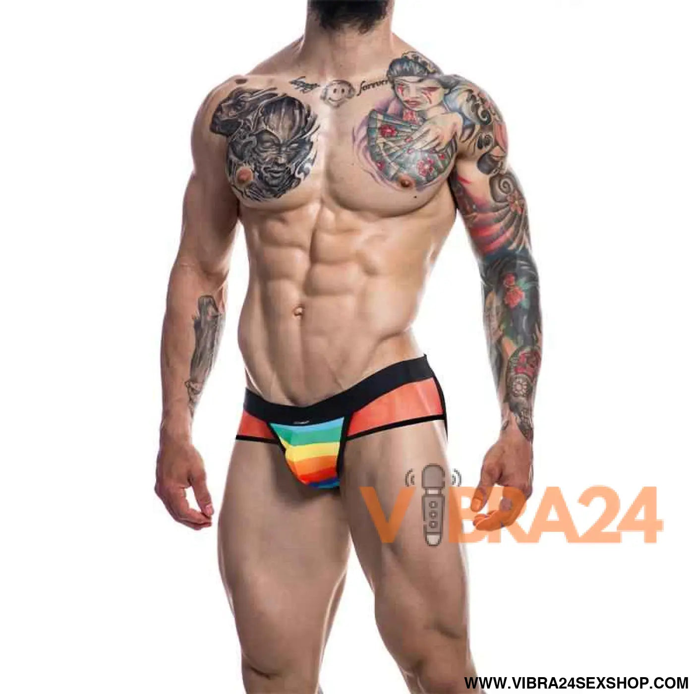 C4M13 Mixed Jockstrap Rainbow