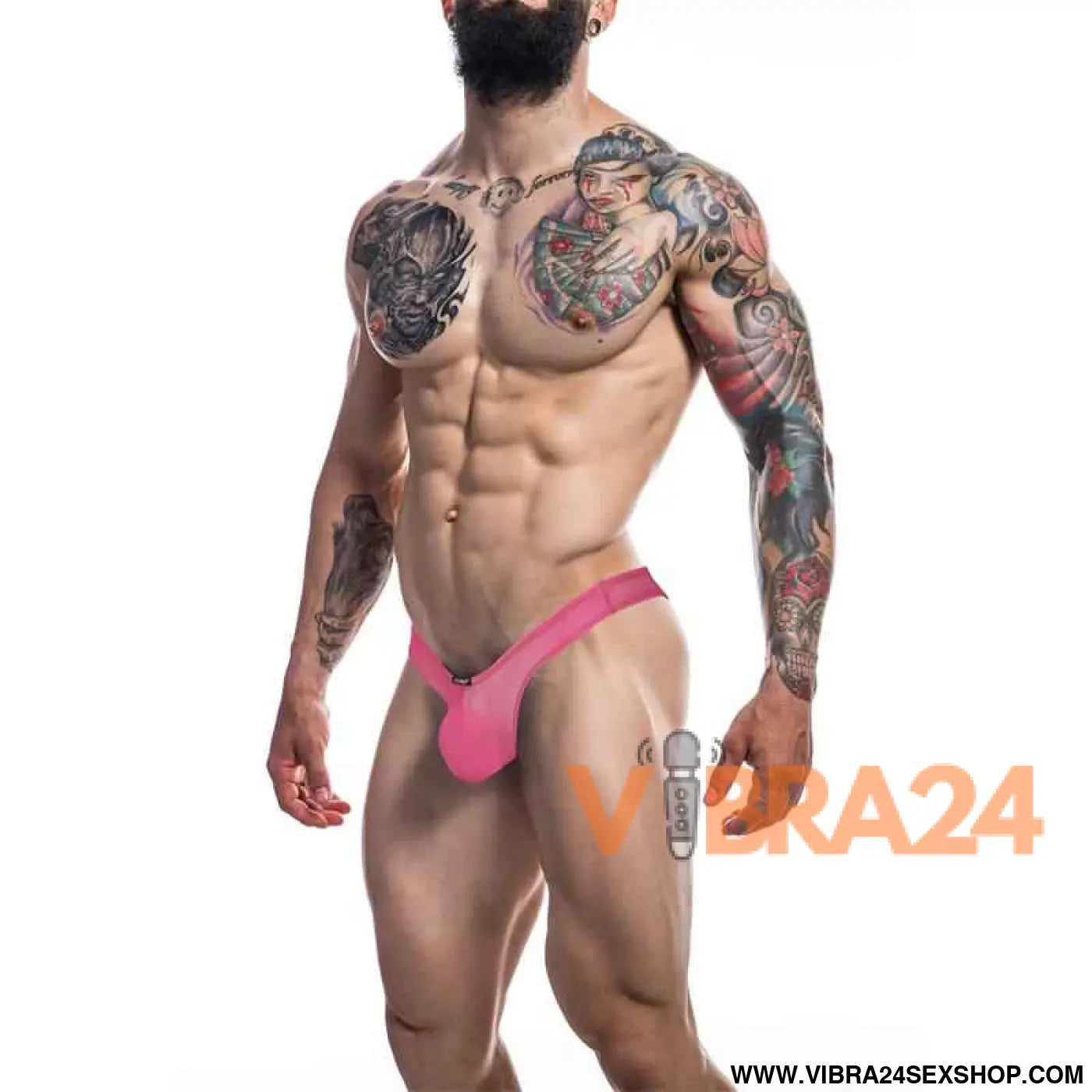 C4MPE02 Pouch Enhancing Thong Fuchsia