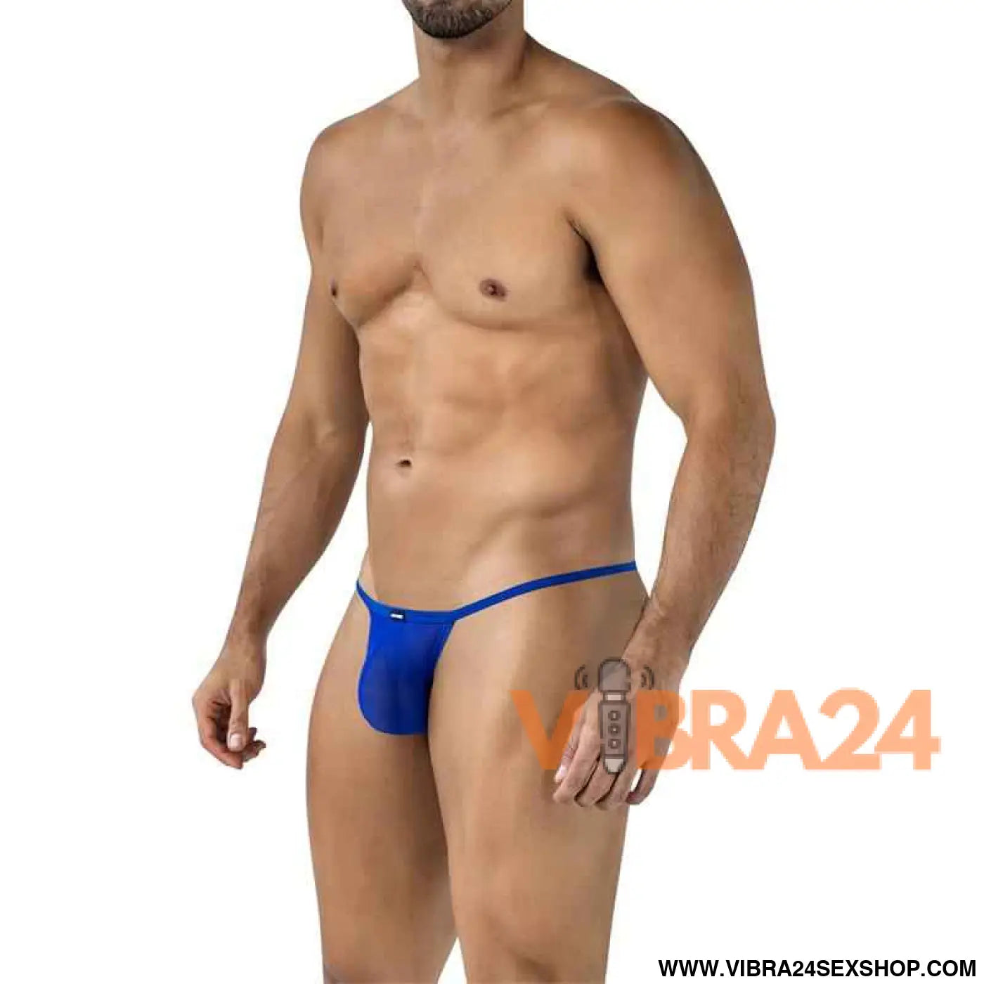 C4MSPX16 Tanga Kini Mesh Electric Blue - Size (interno):S