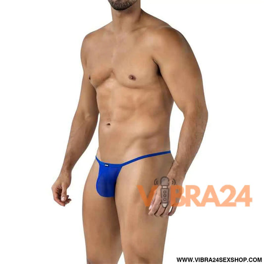 C4MSPX16 Tanga Kini Mesh Electric Blue - Size (interno):S