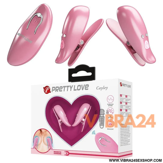 Cailey Nipple Clamps with Vibration and Remote