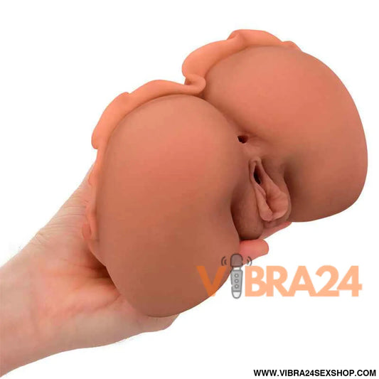 CALEXOTICS - A RAINHA DO BAILE MASTURBADOR DUPLO REALÍSTICO CARAMELO