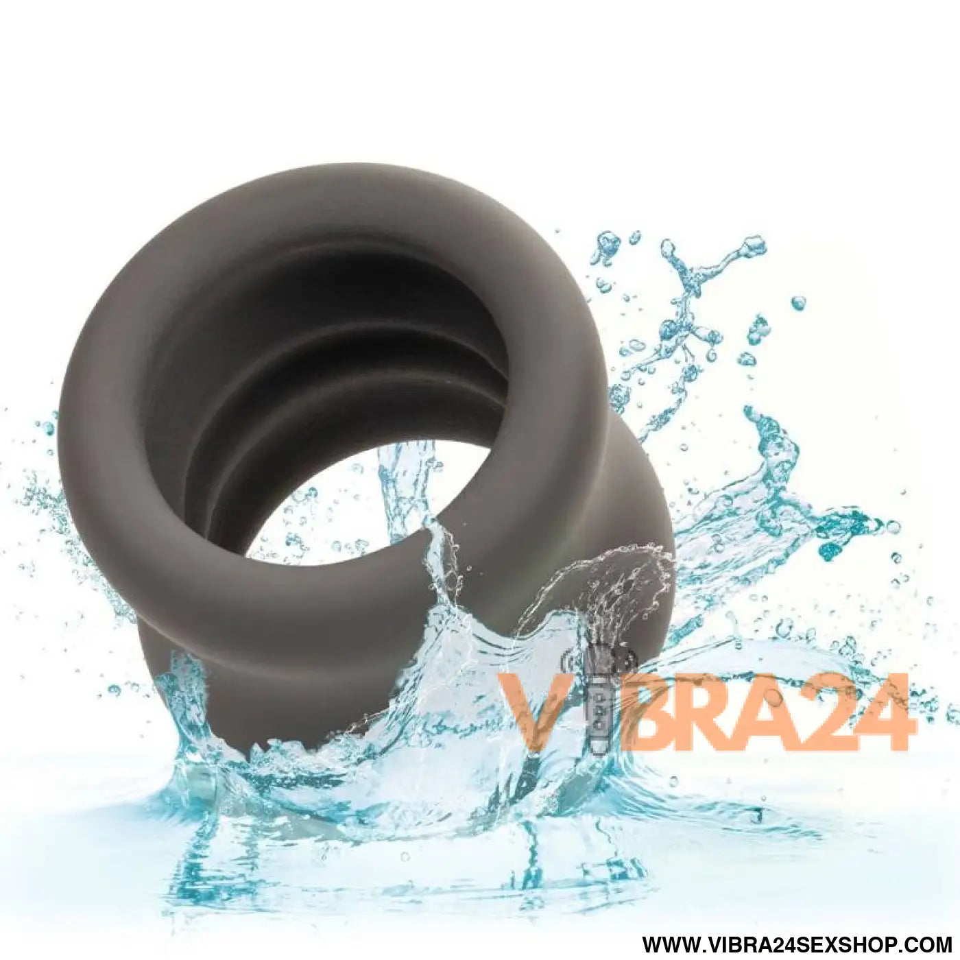CALEXOTICS - ALPHA ANEL DE ALONGAMENTO SCROTUM PRETO