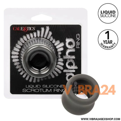 CALEXOTICS - ALPHA ANEL DE ALONGAMENTO SCROTUM PRETO