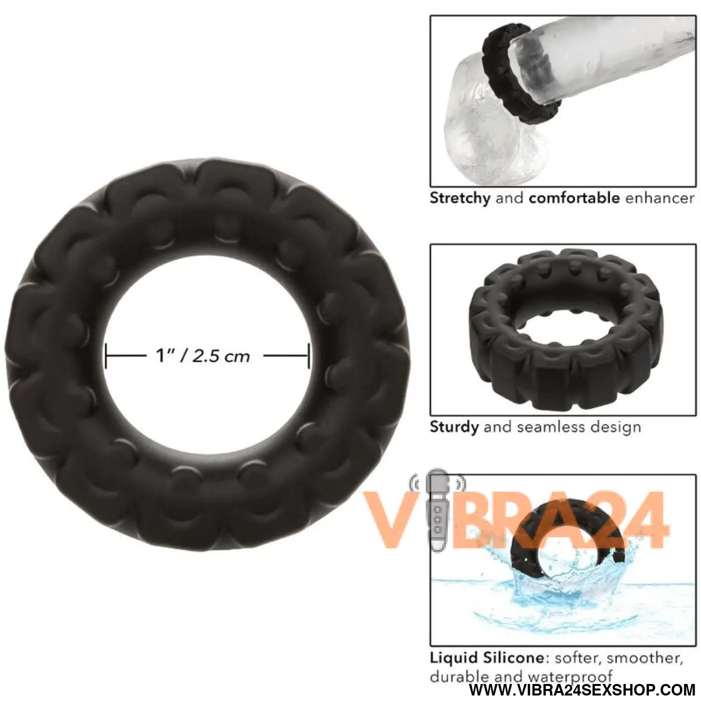 CALEXOTICS - ALPHA ANEL DE PISTA PROLONG PRETO
