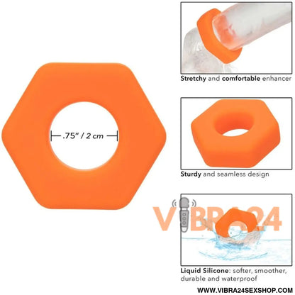 CALEXOTICS - ALPHA ANEL PROLONG SEXAGON LARANJA