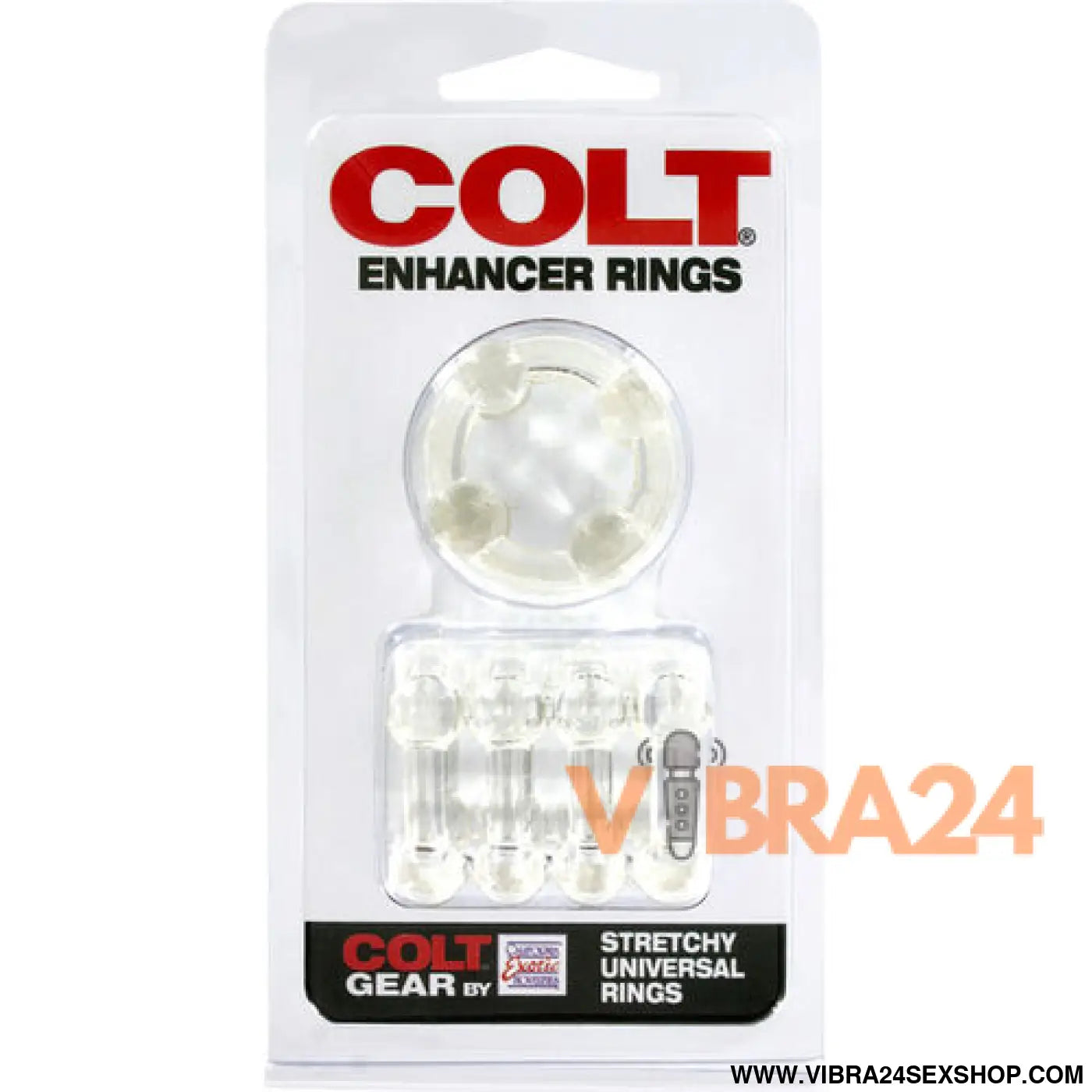 CALEXOTICS - ANÉIS COLT ENHANCER TRANSPARENTES
