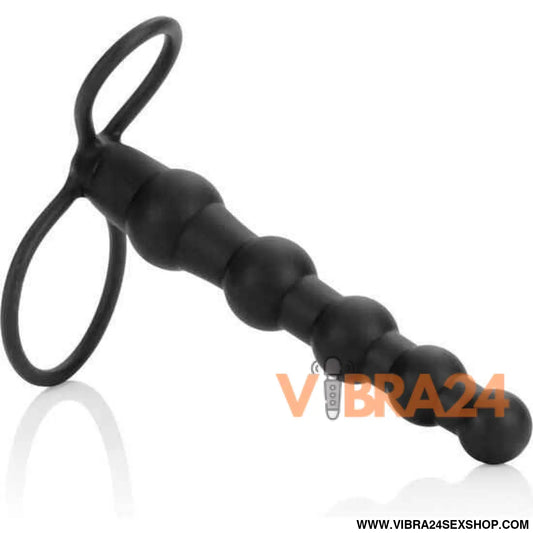 CALEXOTICS - BEADED DUPLO PENETRADOR PRETO