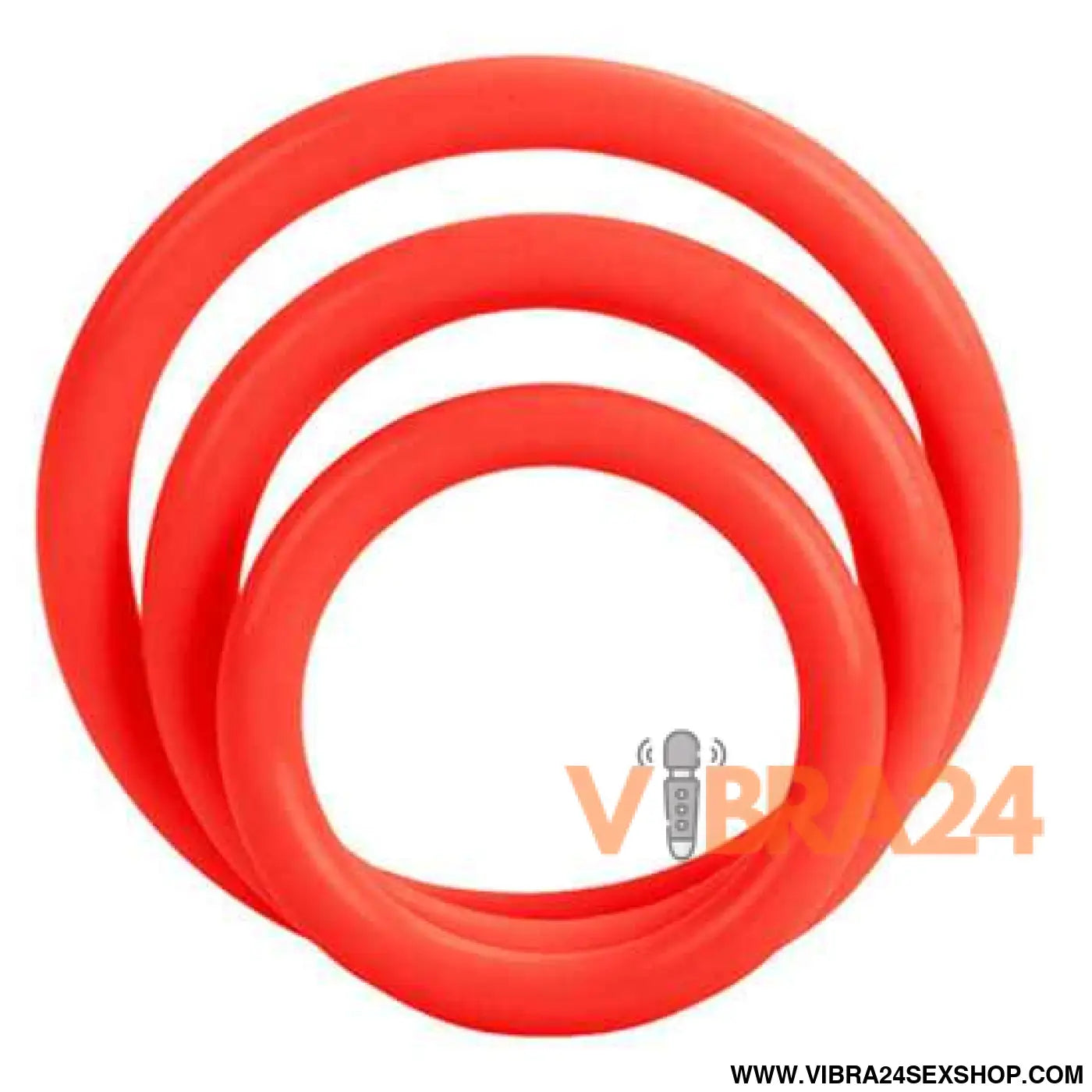 CALEXOTICS - CONJUNTO DE TRI-ANÉIS VERMELHO