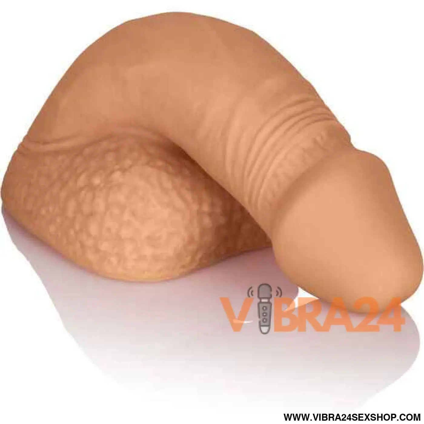 CALEXOTICS - EMBALAGEM DE SILICONE PÊNIS 12.75 CM CARAMELO