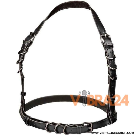 CALEXOTICS - EUPHORIA PLUS SIZE HALTER FIVELA ARNÊS PRETO