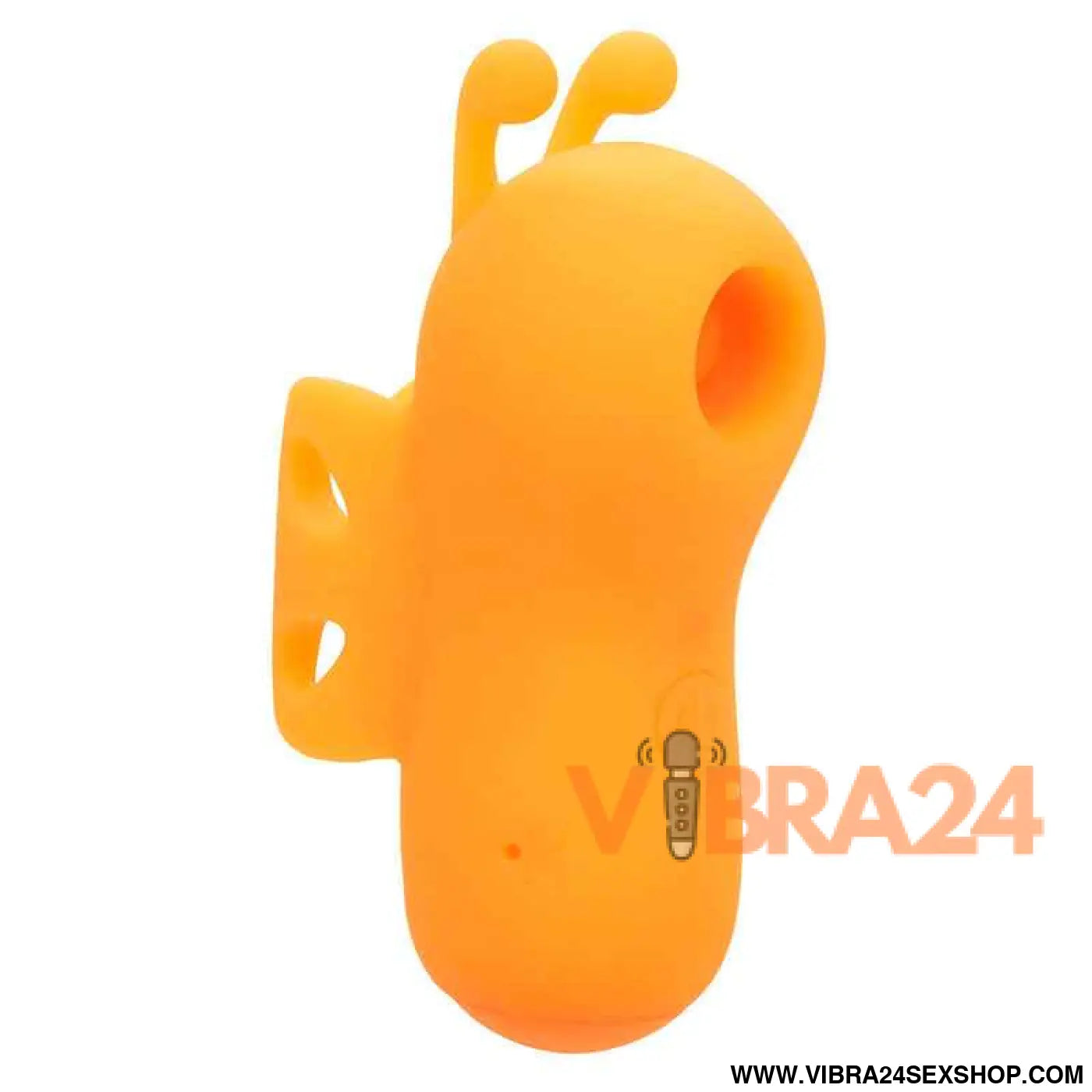 CALEXOTICS - NEON VIBES BUZZING VIBE O ESTIMULADOR DE DEDO 10 VIBRAÇÕES LARANJA