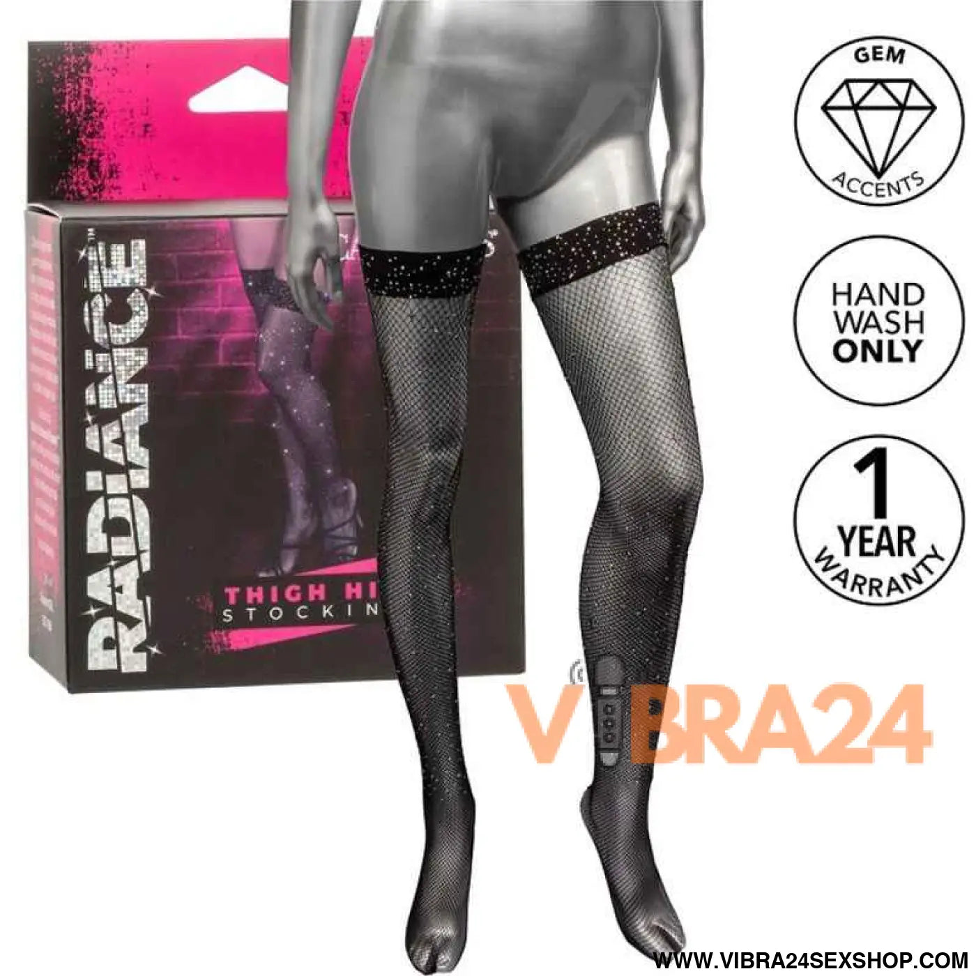 CALEXOTICS - RADIANCE MEIAS ALTAS COXAS RHINE