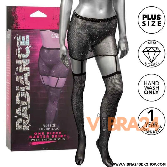 CALEXOTICS - RADIANCE SAIA GARTER COXAS PLUS SIZE