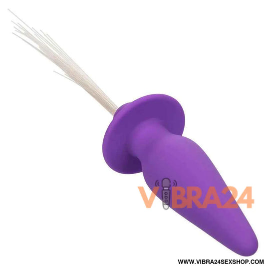 CALEXOTICS - SOUTHERN LIGHTS LIGHT UP ANAL PLUG 10 VIBRAÇÕES SILICONE ROXO