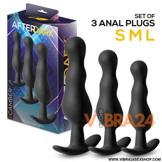Camber Set of 3 Anal Plugs