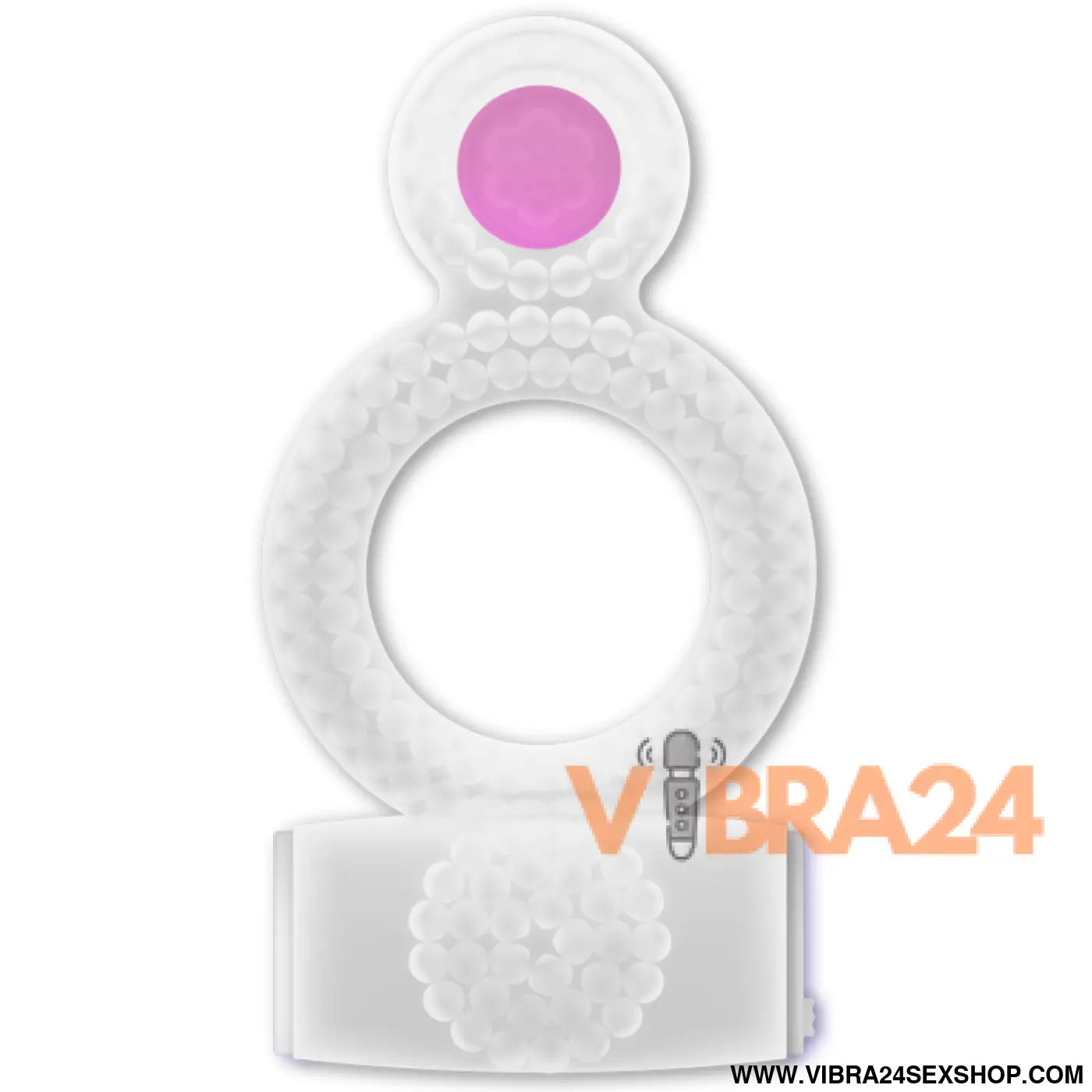 CASUAL LOVE - ANEL DUPLO PRAZER TRANSPARENTE