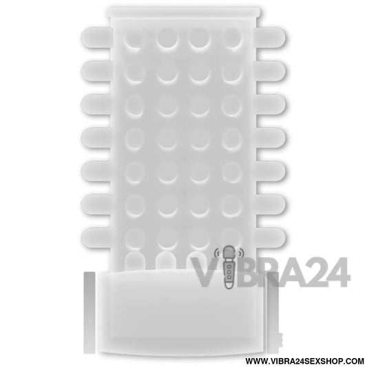 CASUAL LOVE - TAMPA DO PÊNIS VIBRADOR TRANSPARENTE ANEL