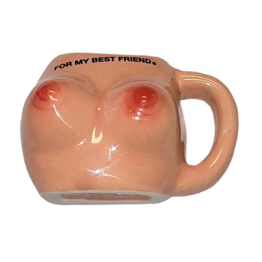 Ceramic Breast Magnet Jar