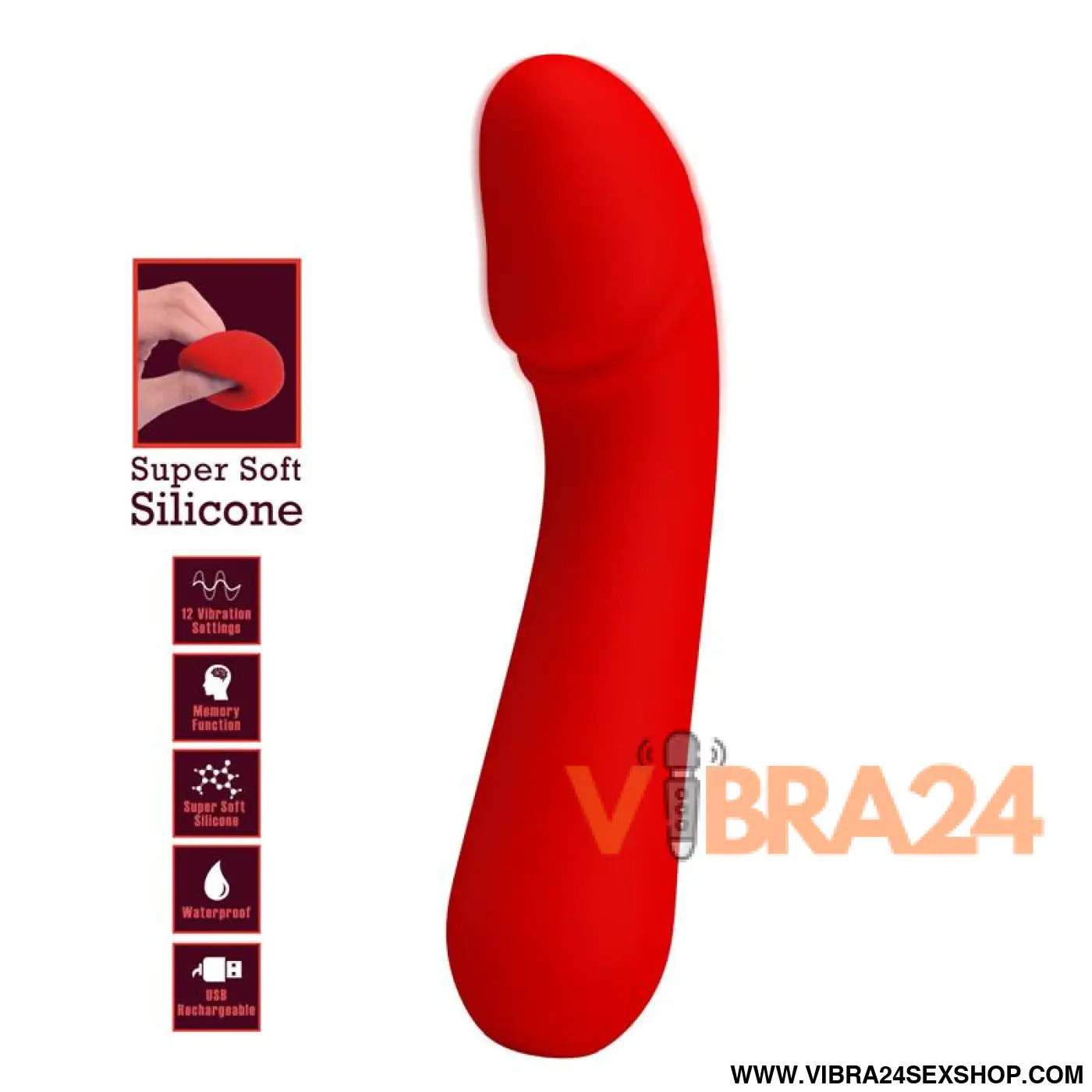 Cetus Vibrator Red