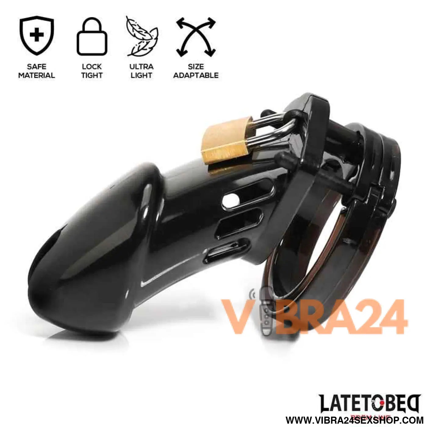 Chastity Penis Cage Long Black