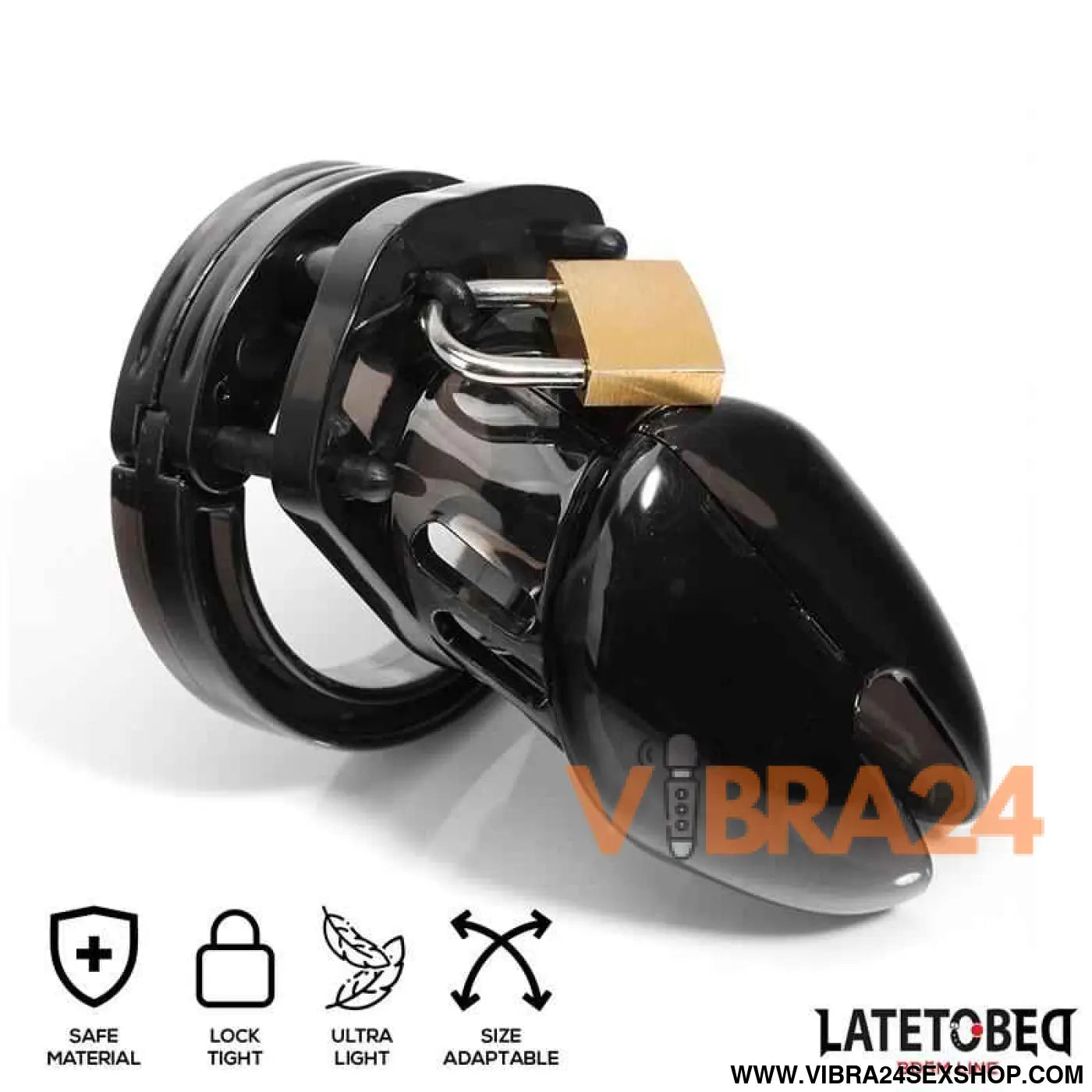 Chastity Penis Cage Short Black