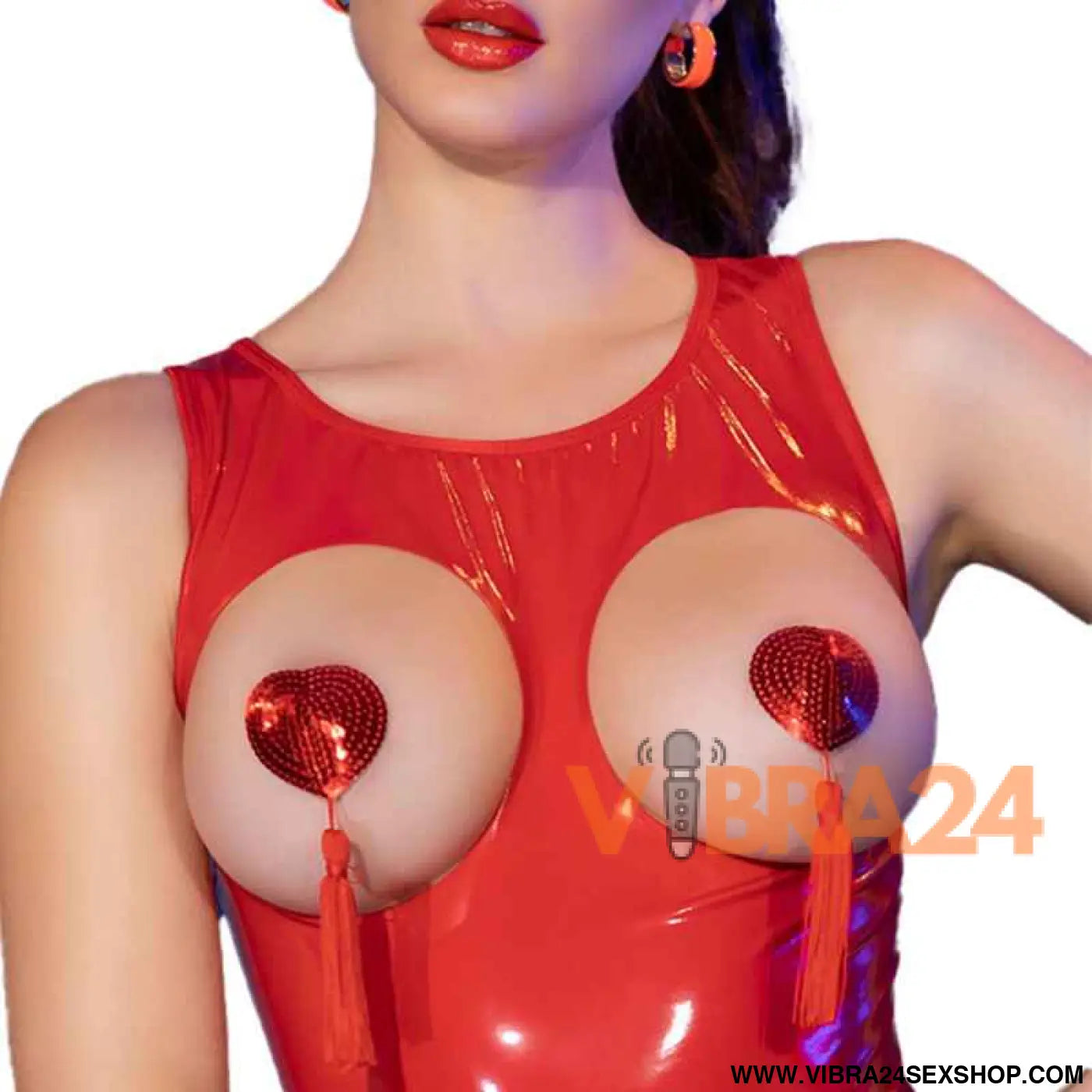 CHILIROSE - TAPA MAMILO CR 4626 VERMELHO
