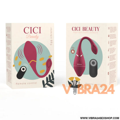 CICI BEAUTY - Vibrador Silicone Controle Remoto Premium Egg - VIBRA24 SEXSHOP