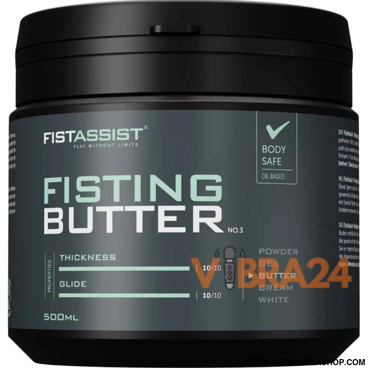 COBECO - FIST ASSIST BUTTER LUBRIFICANTE À BASE DE ÓLEO 500 ML