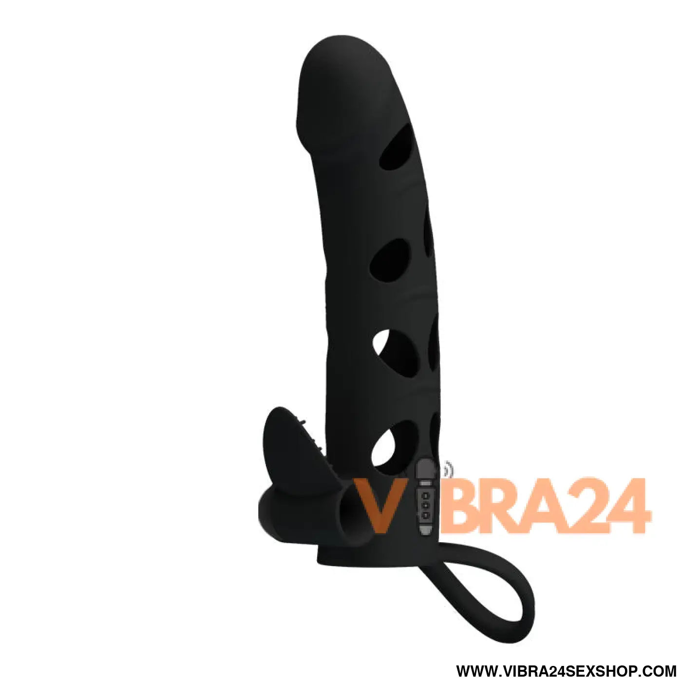 Cock Sleeve with Bullet Black