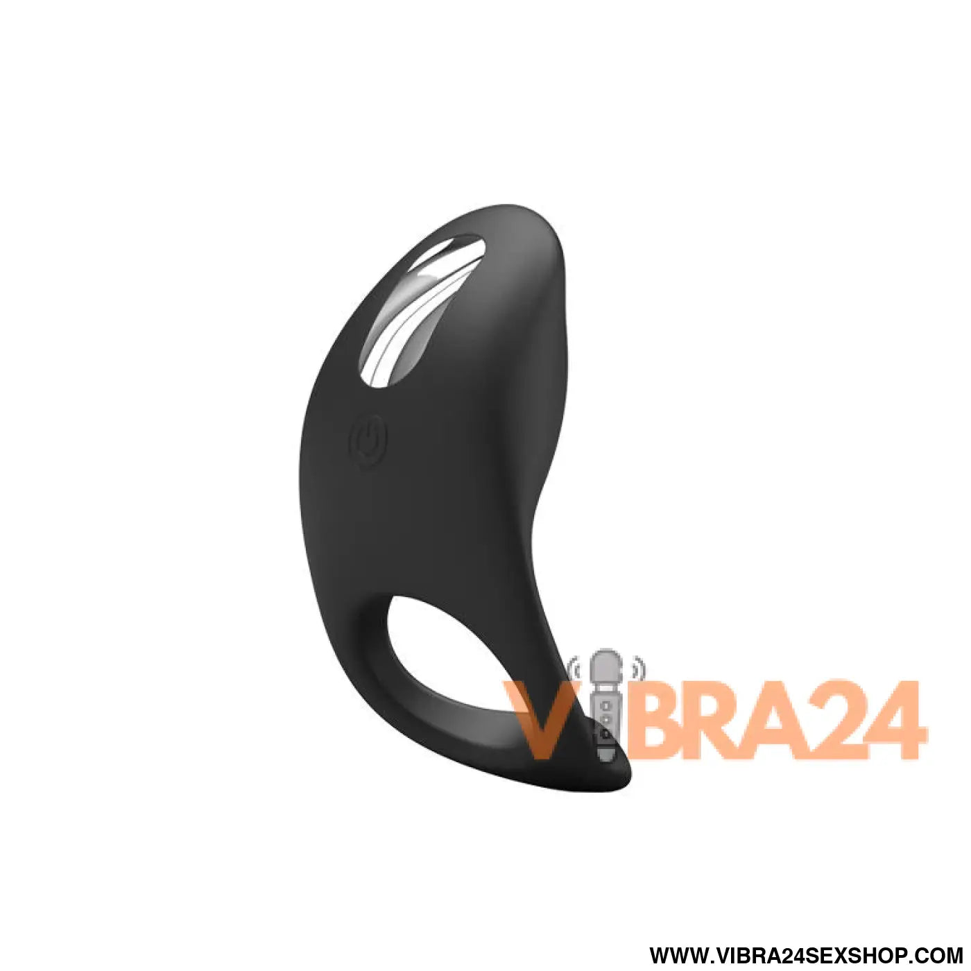 Cockring Gemma USB Silicone Black