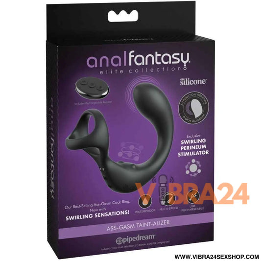COLEÇÃO ANAL FANTASY ELITE - MASSAGEADOR VIBRANTE COM CONTROLE REMOTO
